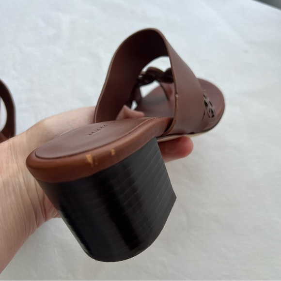 Tory Burch Women's Tiny Miller Toe Ring High Block Sandals - Picture 10 of 11